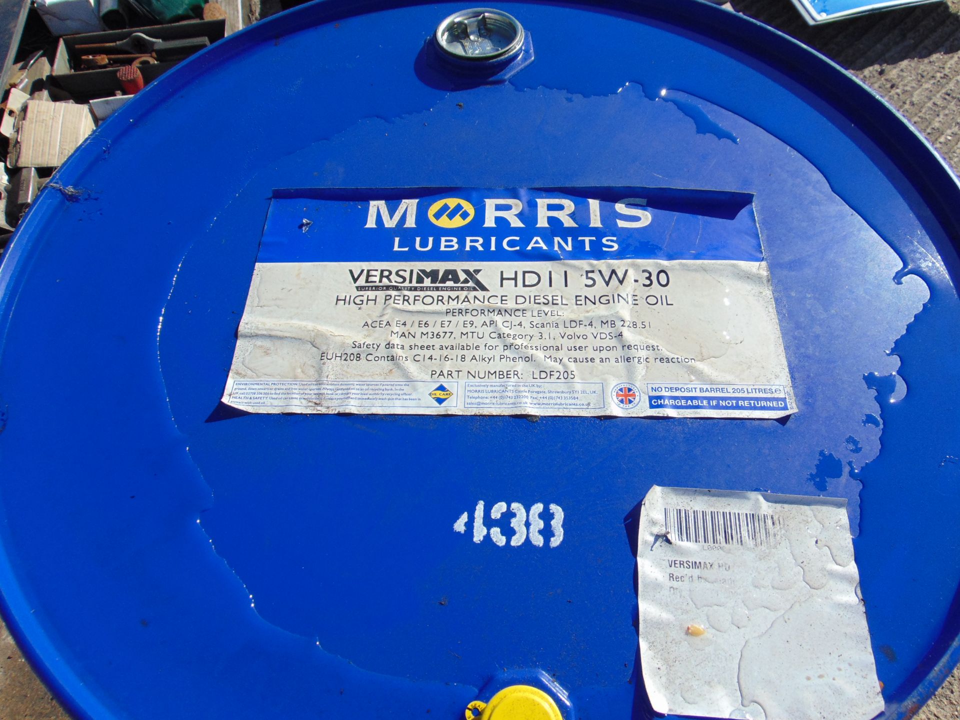 205 Litre Steel Drum (Empty) - Image 3 of 3