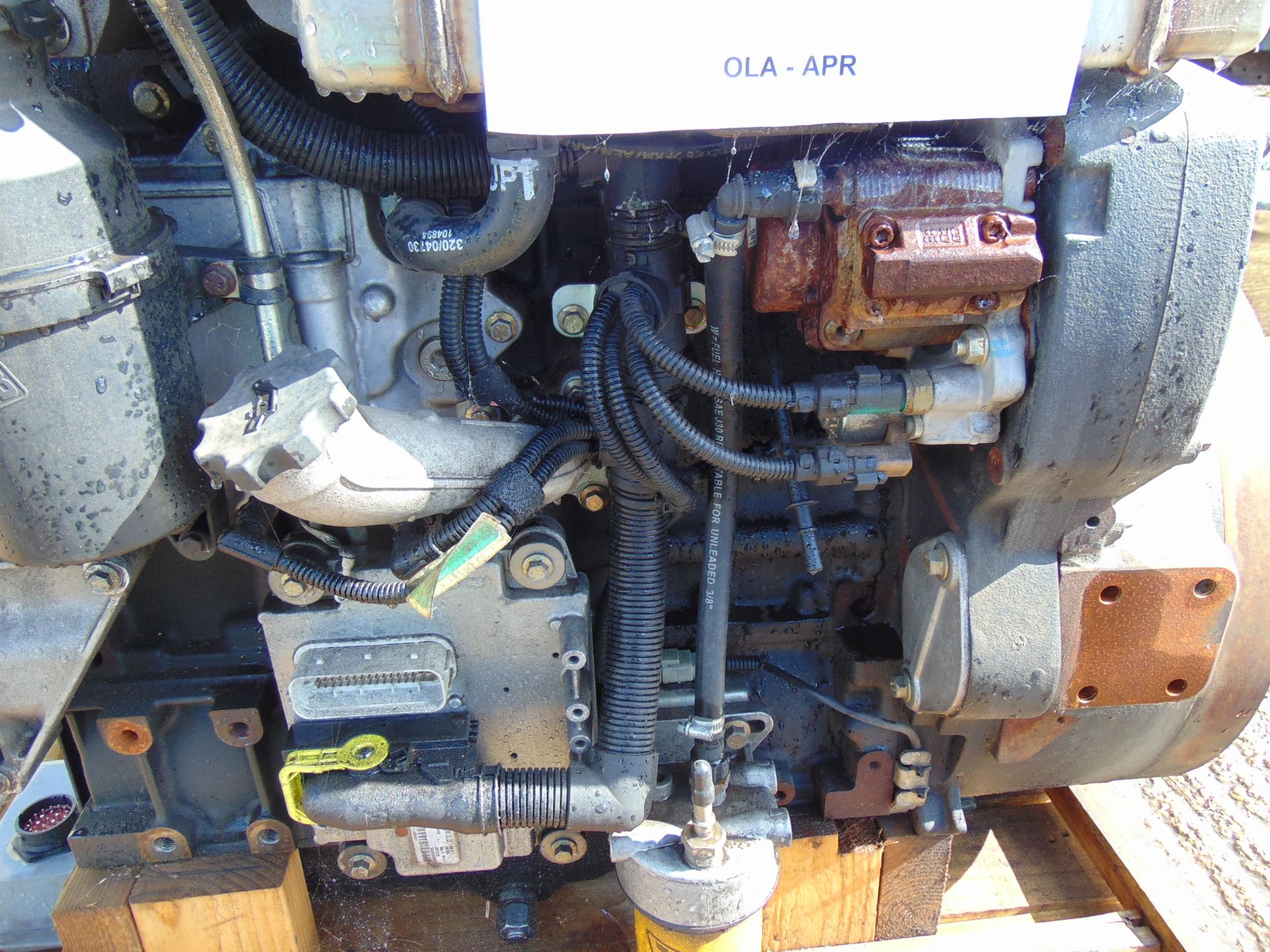 Perkins 4 Cylinder Turbo Diesel Engine for JCB as shown - Image 9 of 9