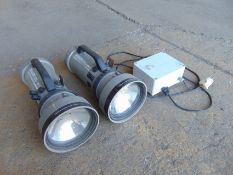 2 x Dragon Searchlights c/w Charger