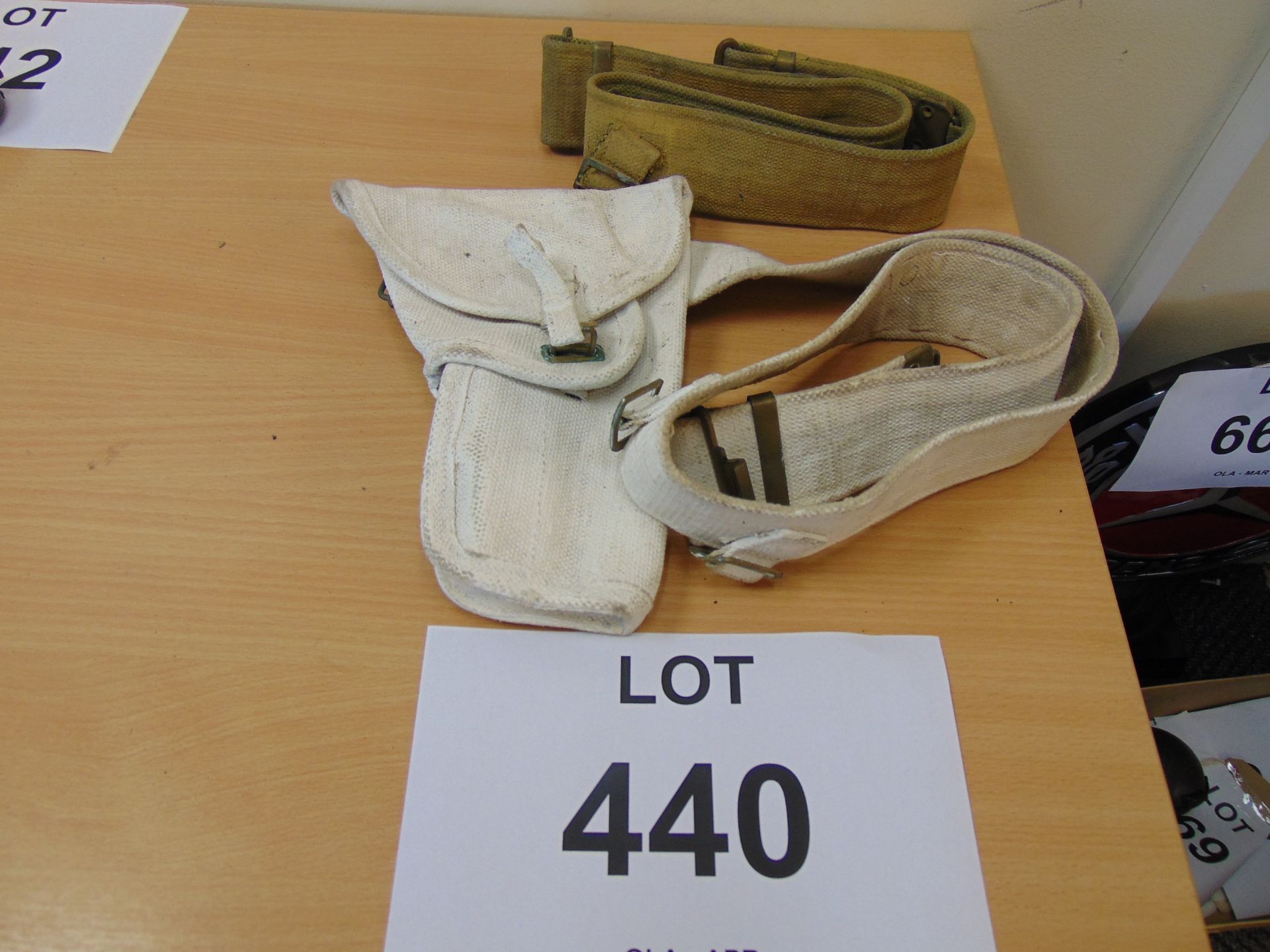 38 Pattern British Army Web Belt and Pistol Holster - Image 2 of 4