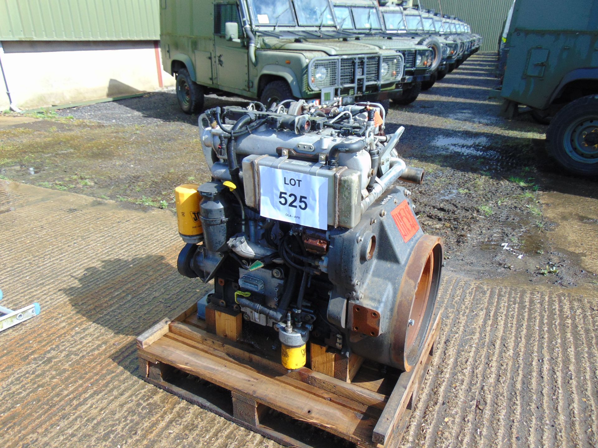 Perkins 4 Cylinder Turbo Diesel Engine for JCB as shown - Image 2 of 9