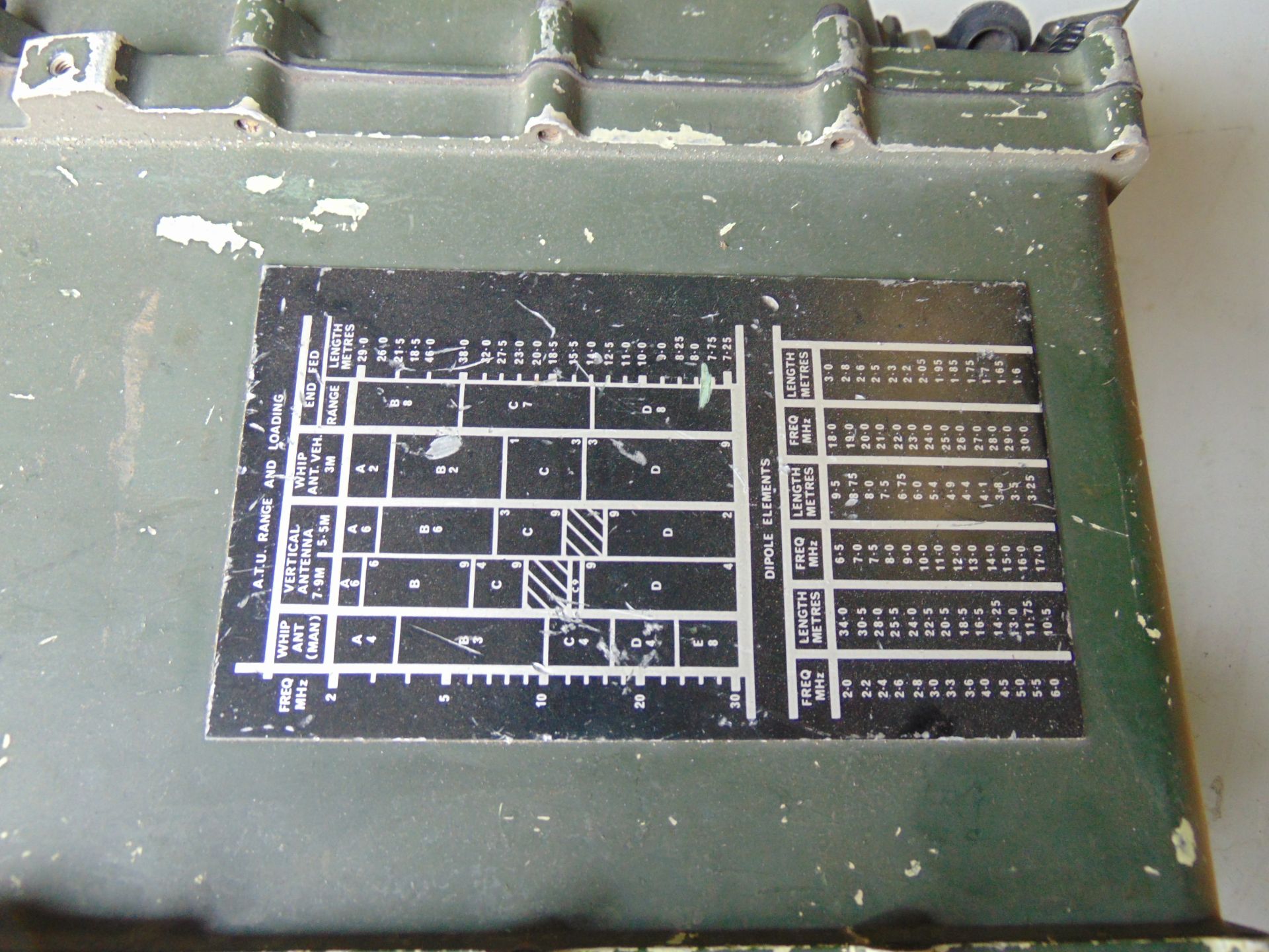 Clansman RT 320 HF Transmitter Reciever from British Army - Image 3 of 5