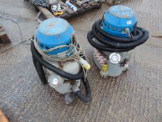 2x Nilfisk GS81 Vacuum Cleaners