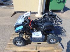1 x New Unused 49cc Mini Quad Bike c/w Front / Rear Paniers as shown