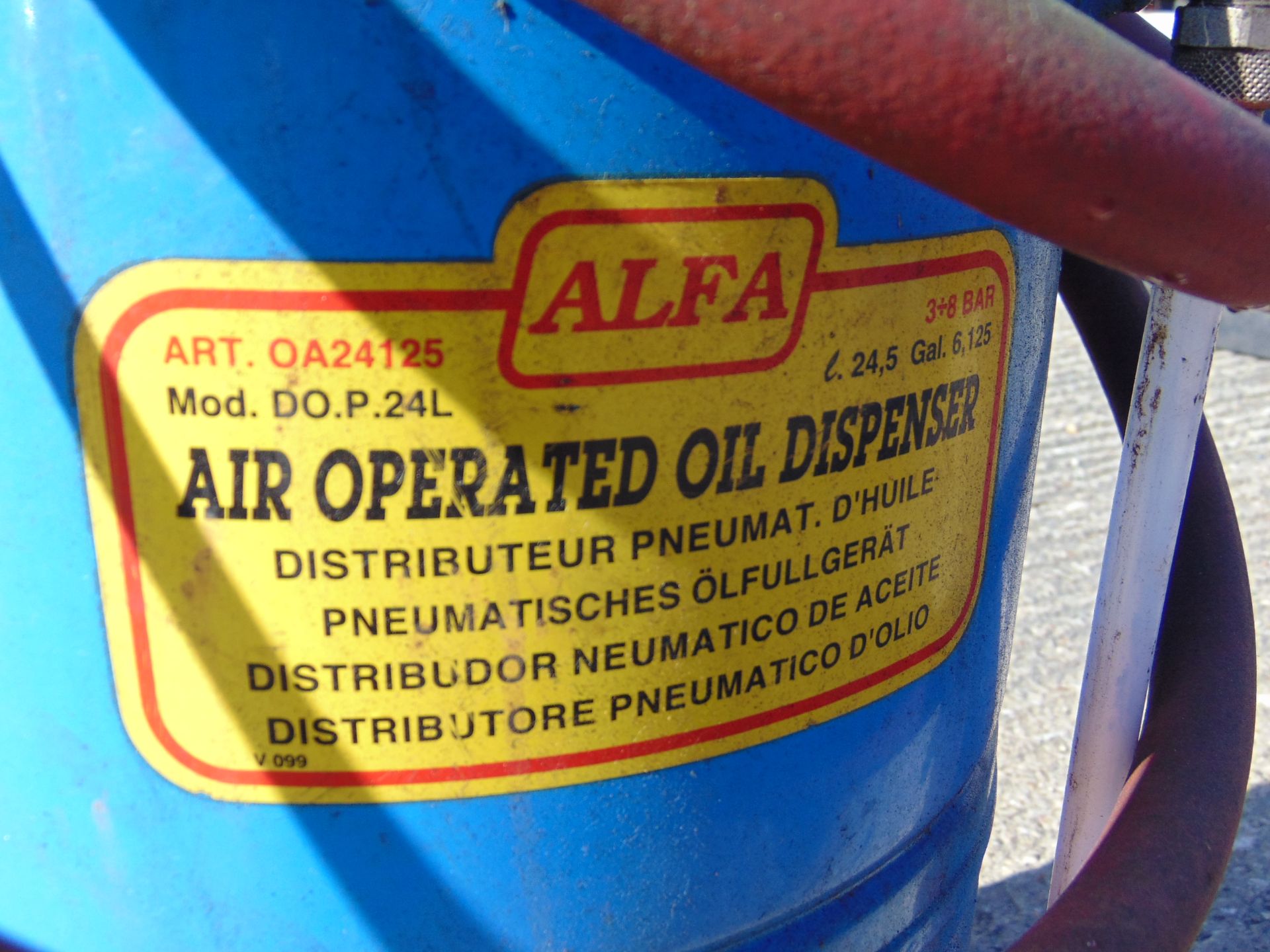 Alfa Air Operated 24L Oil Dispenser - Image 4 of 4