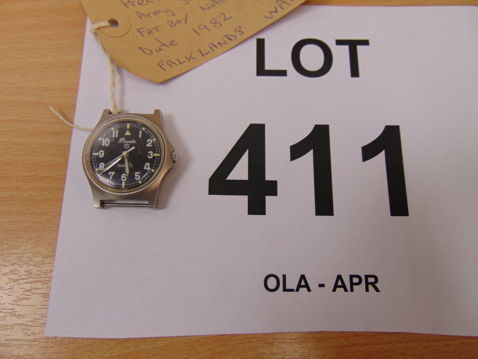 Extremely Rare Precista W10 British Army Service Watch FAT BOY Nato Marks, Date 1982, FALKLANDS WAR - Image 4 of 4