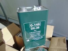 4x Unissued 5L Drums of OM-15 Mineral Hydraulic Oil
