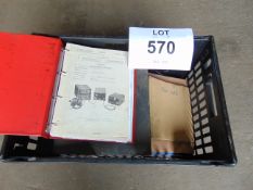 1 x Crate of Clansman Radio Manuals etc