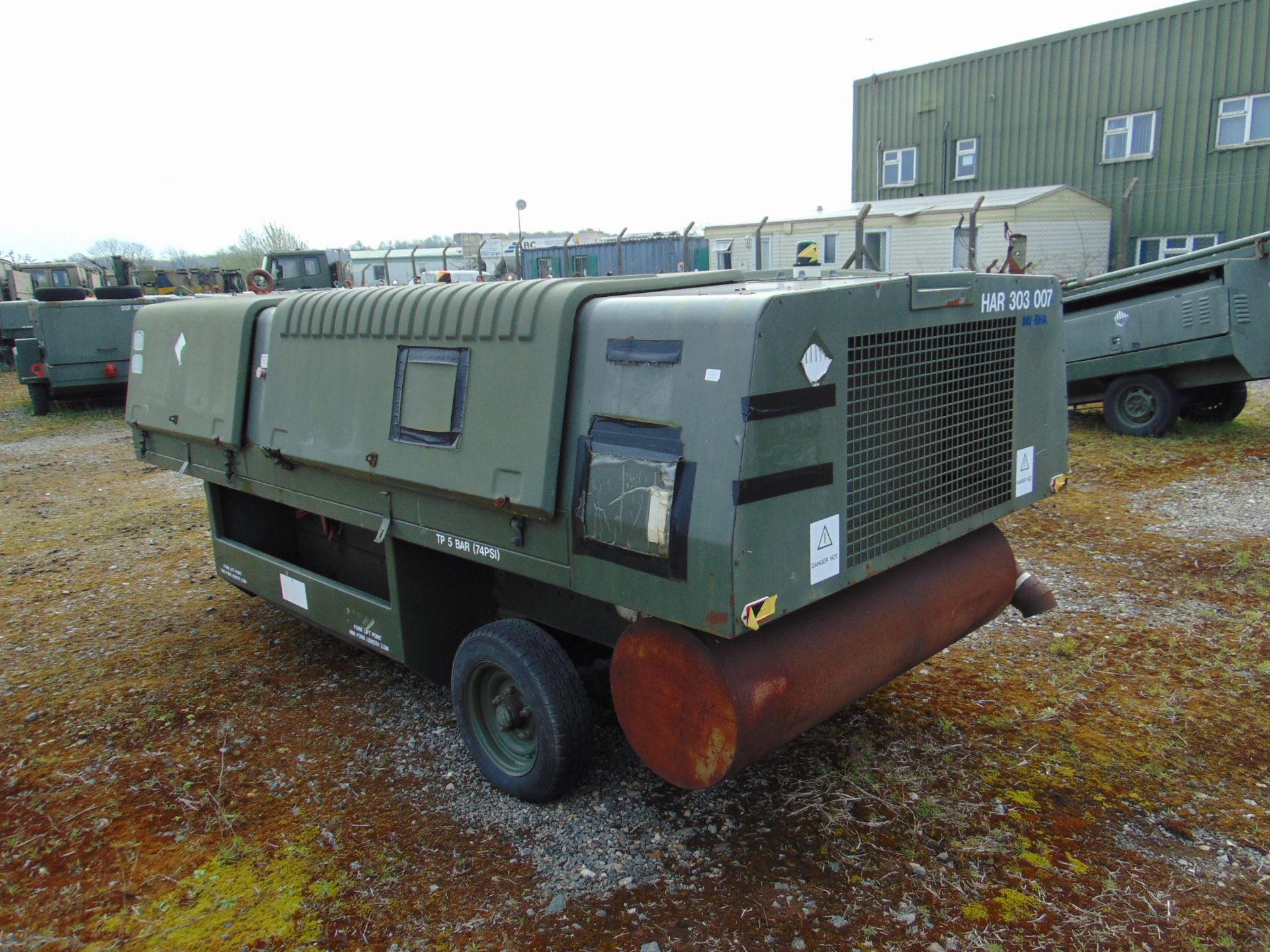 60 KVA plus 28 Vdc Diesel GPU Generator fitted Cummins 6 cly Diesel 3600 hrs From RAF - Image 3 of 17