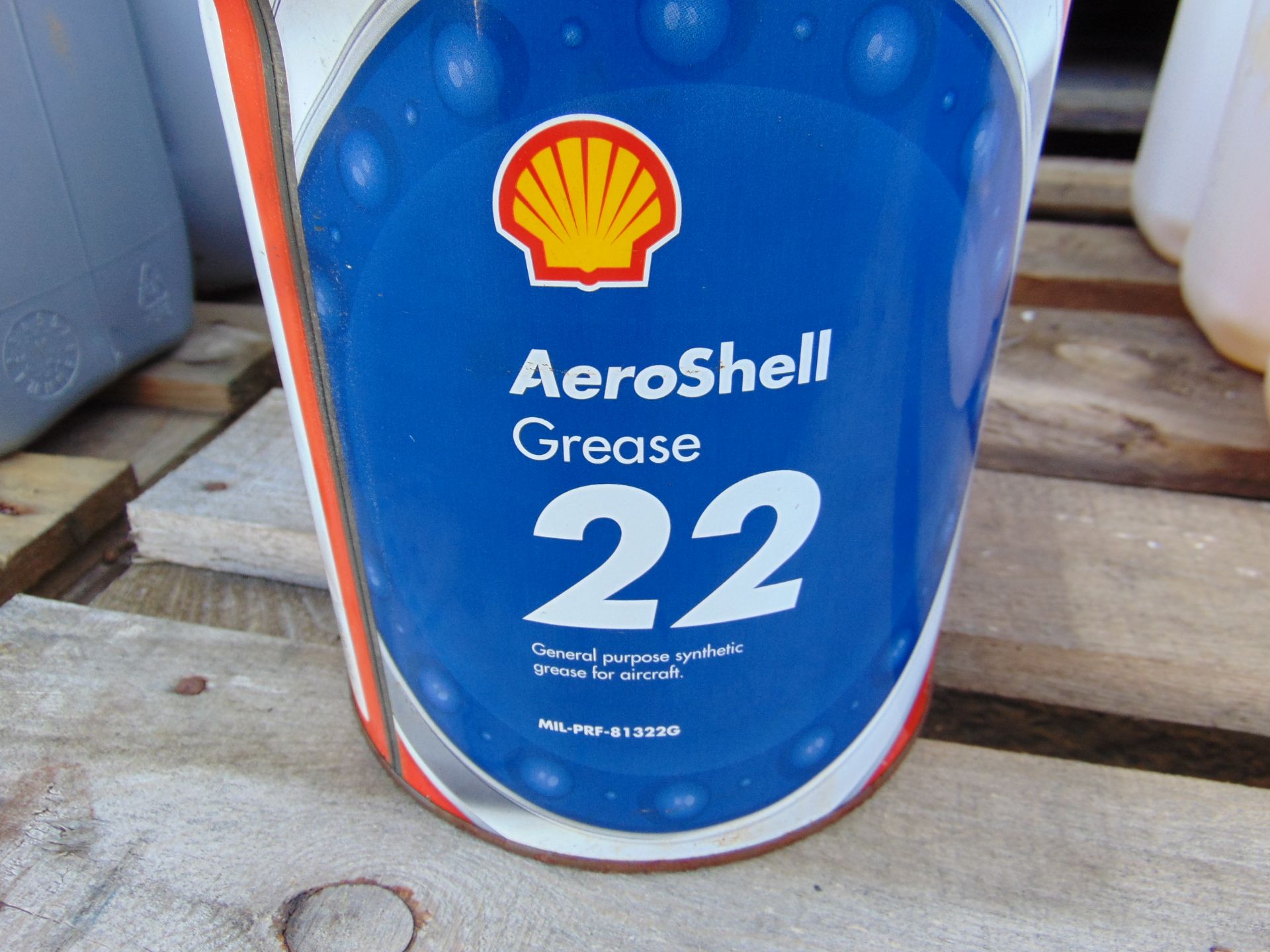 2x 3Kg Drums of Aeroshell 22 Multipurpose Grease - Image 2 of 2