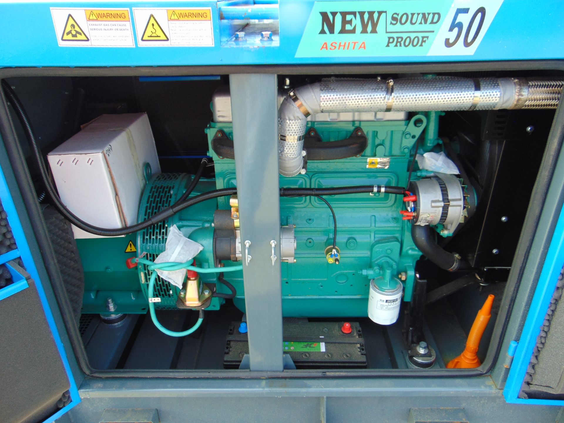 2021 UNISSUED 50 KVA 3 Phase Silent Diesel Generator Set - Image 13 of 18
