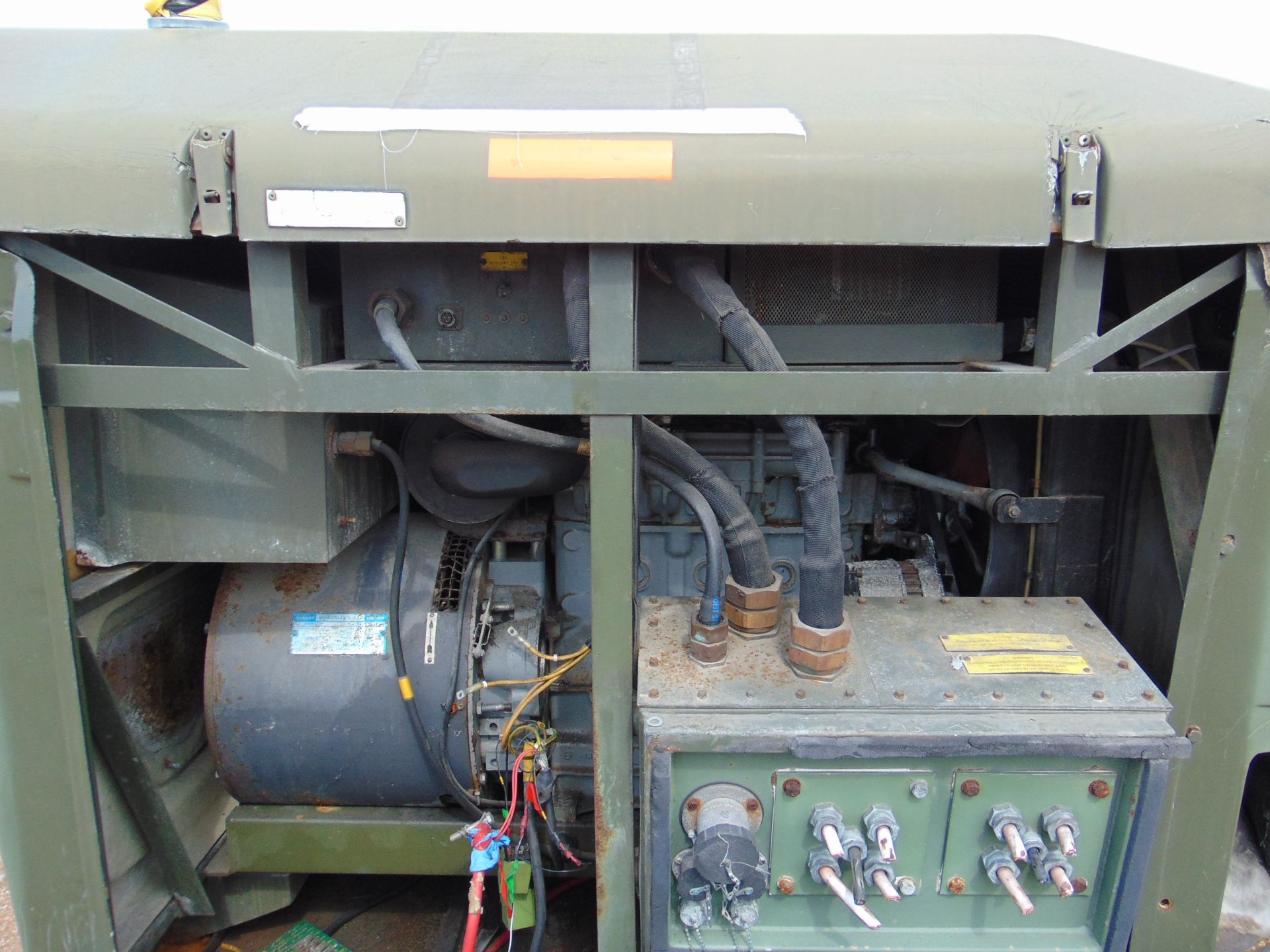 Ex Uk Royal Air Force Trailer Mounted 25 KVA Generator - Image 13 of 14