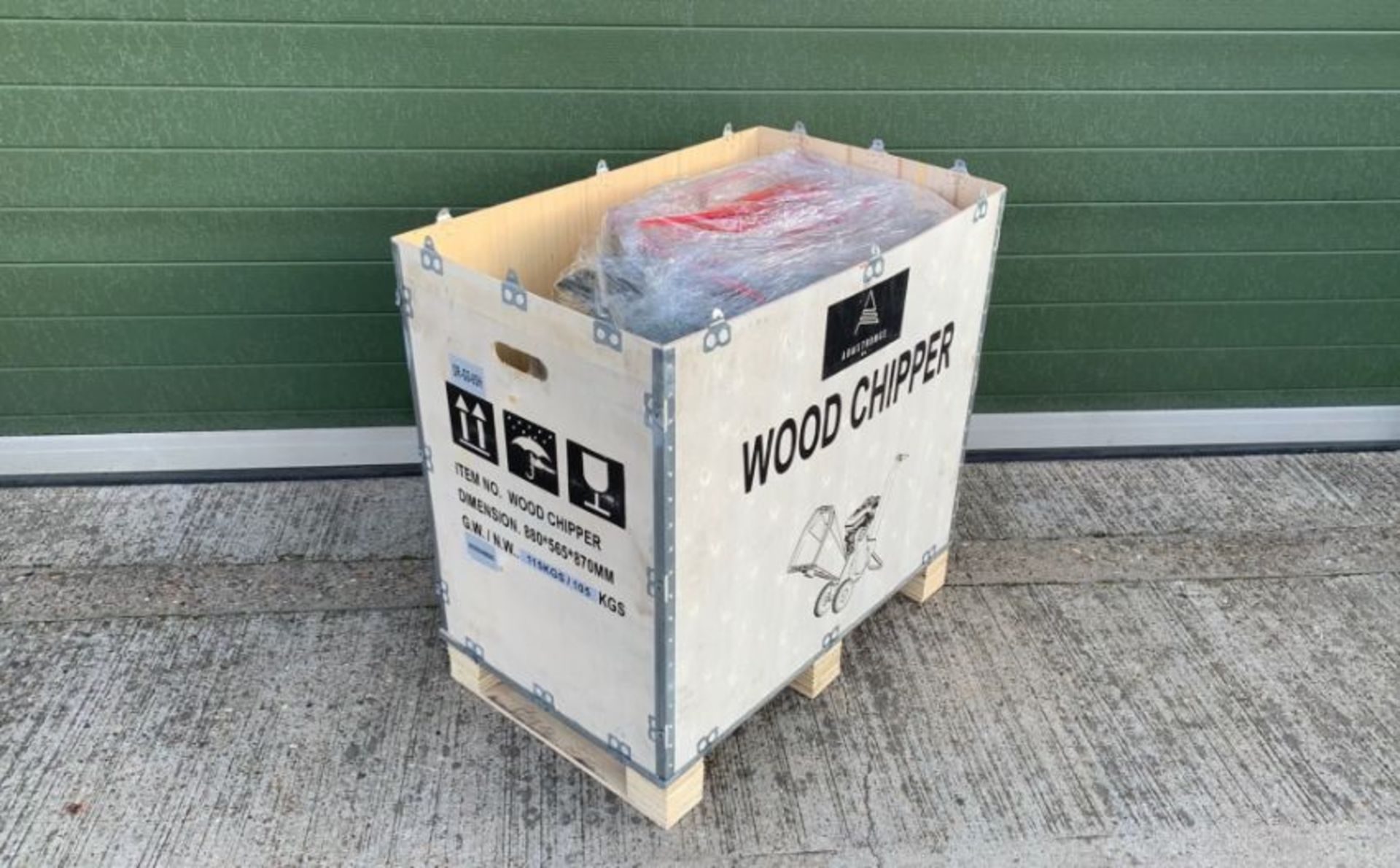 ** BRAND NEW ** Unused Armstrong DR-GS-65H Electric start Petrol Wood Chipper - Bild 27 aus 30