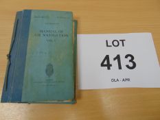 Rare Manual of Air Navigation Air Ministry Dated 1938