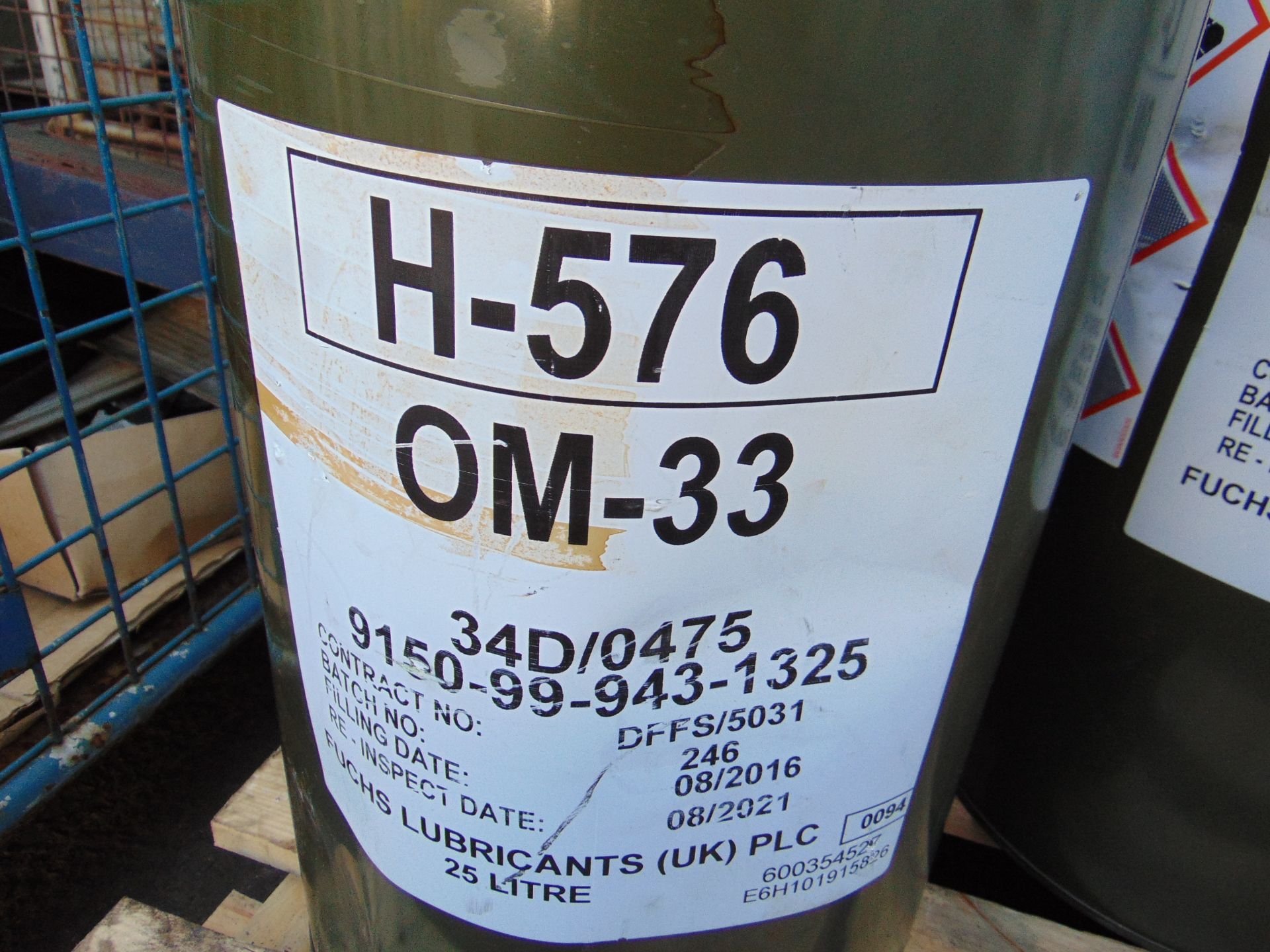 3x 25 litre Drums of OM-33 High Quality General Purpose Hydraulic Oil - Image 2 of 2