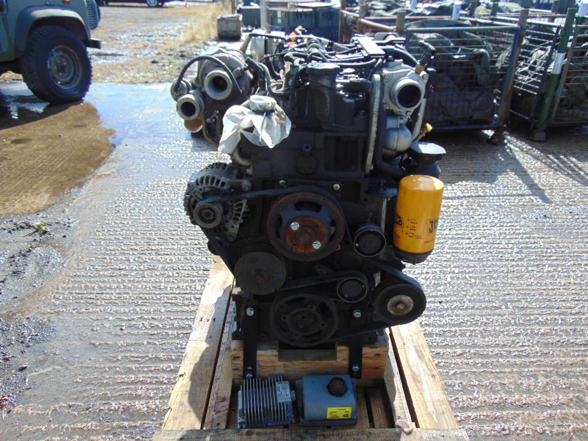 Perkins 4 Cylinder Turbo Diesel Engine for JCB as shown - Image 7 of 9