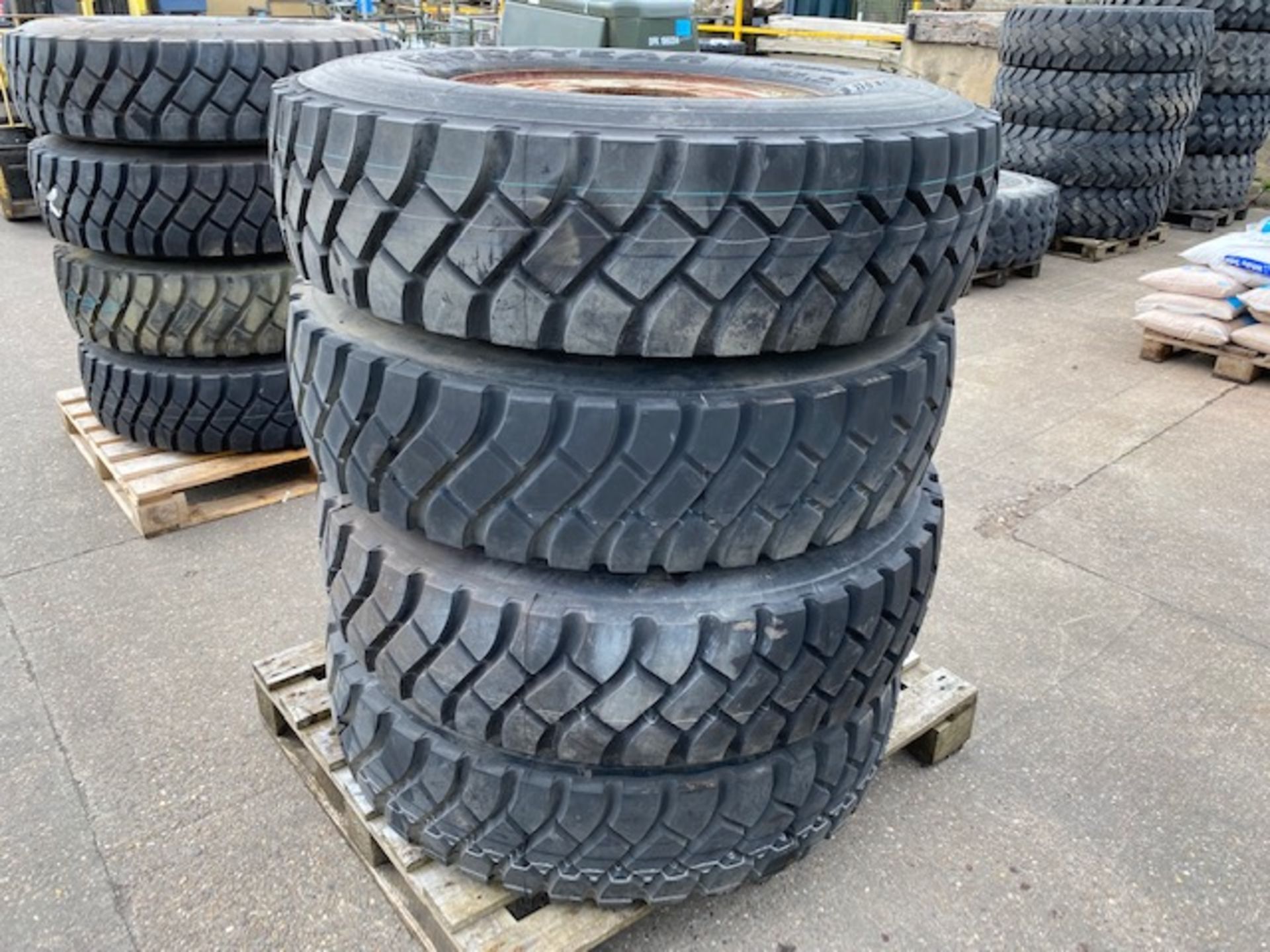 Qty 4 x Goodyear 12.00R20 G388 Unisteel tyres, unused still with bobbles - Image 10 of 10