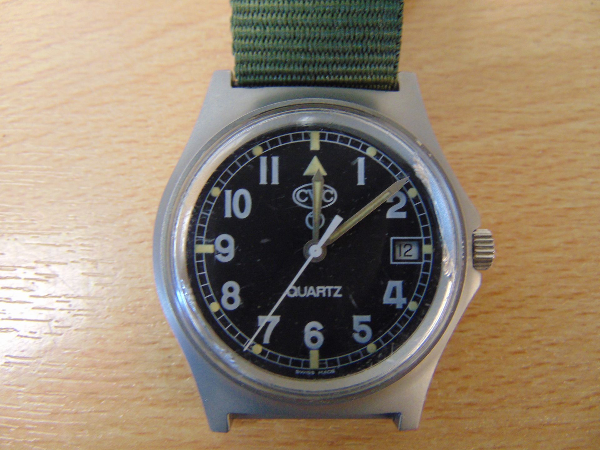 Very Rare CWC British Service Watch Serial No 0033 with Date Adjust Nato Marks Date 1996 - Image 2 of 4