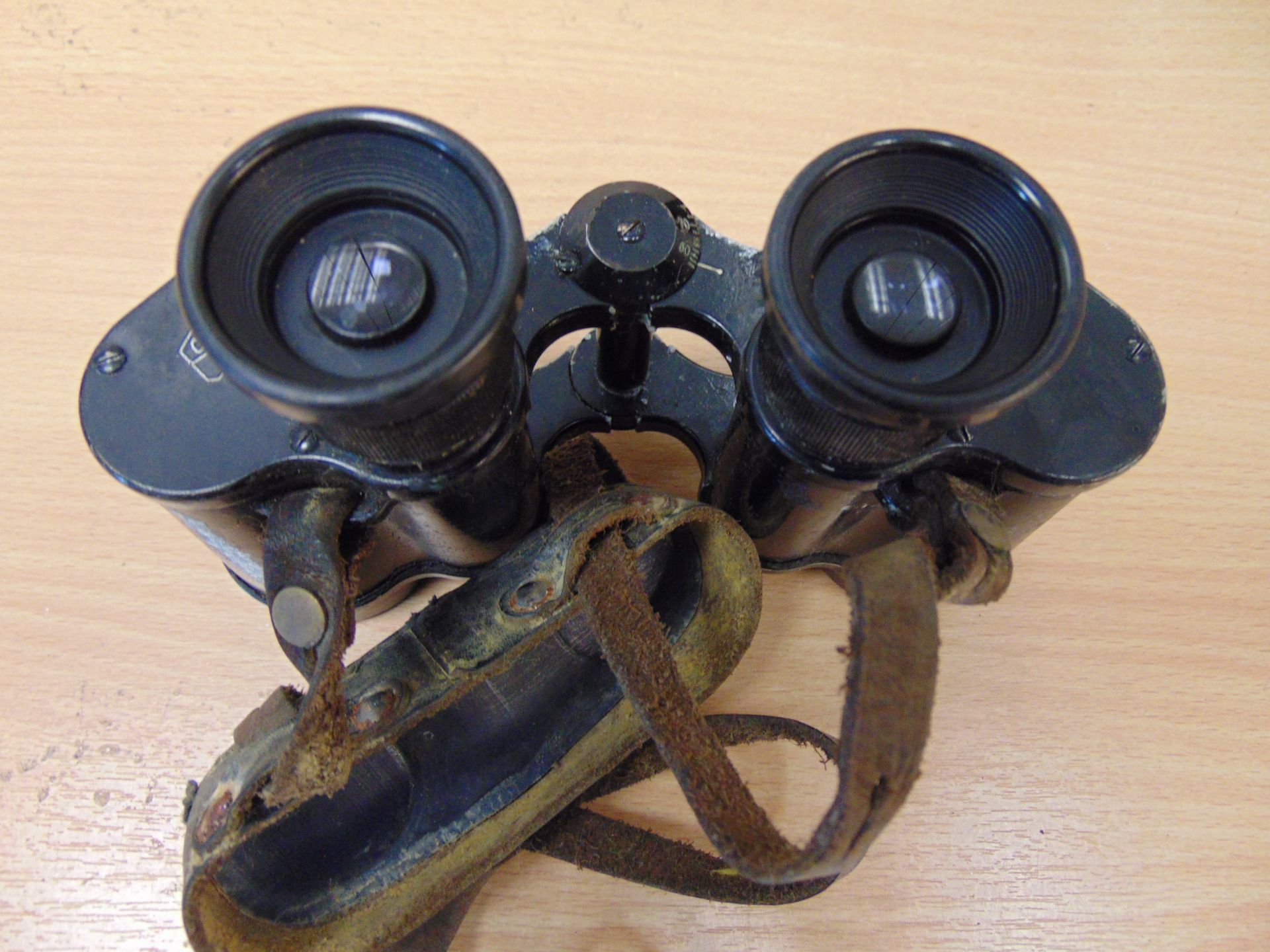 V Rare WW2 Carl Zeiss Silvamar 6 x 30 Binos in Original Bakalite Case, S/No 285, Dated 1942 - Image 2 of 9