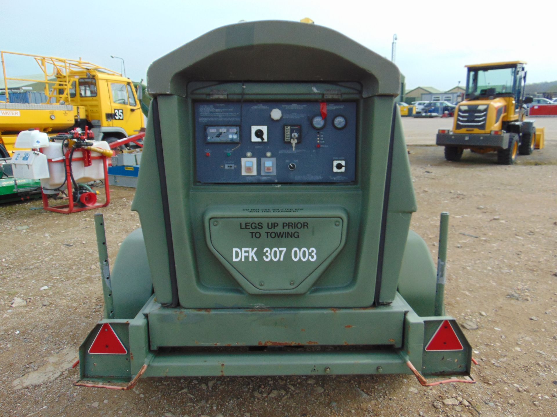 Ex Uk Royal Air Force Trailer Mounted 25 KVA Generator - Image 7 of 14