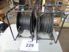 2 x New Unissued Cable Reels as shown