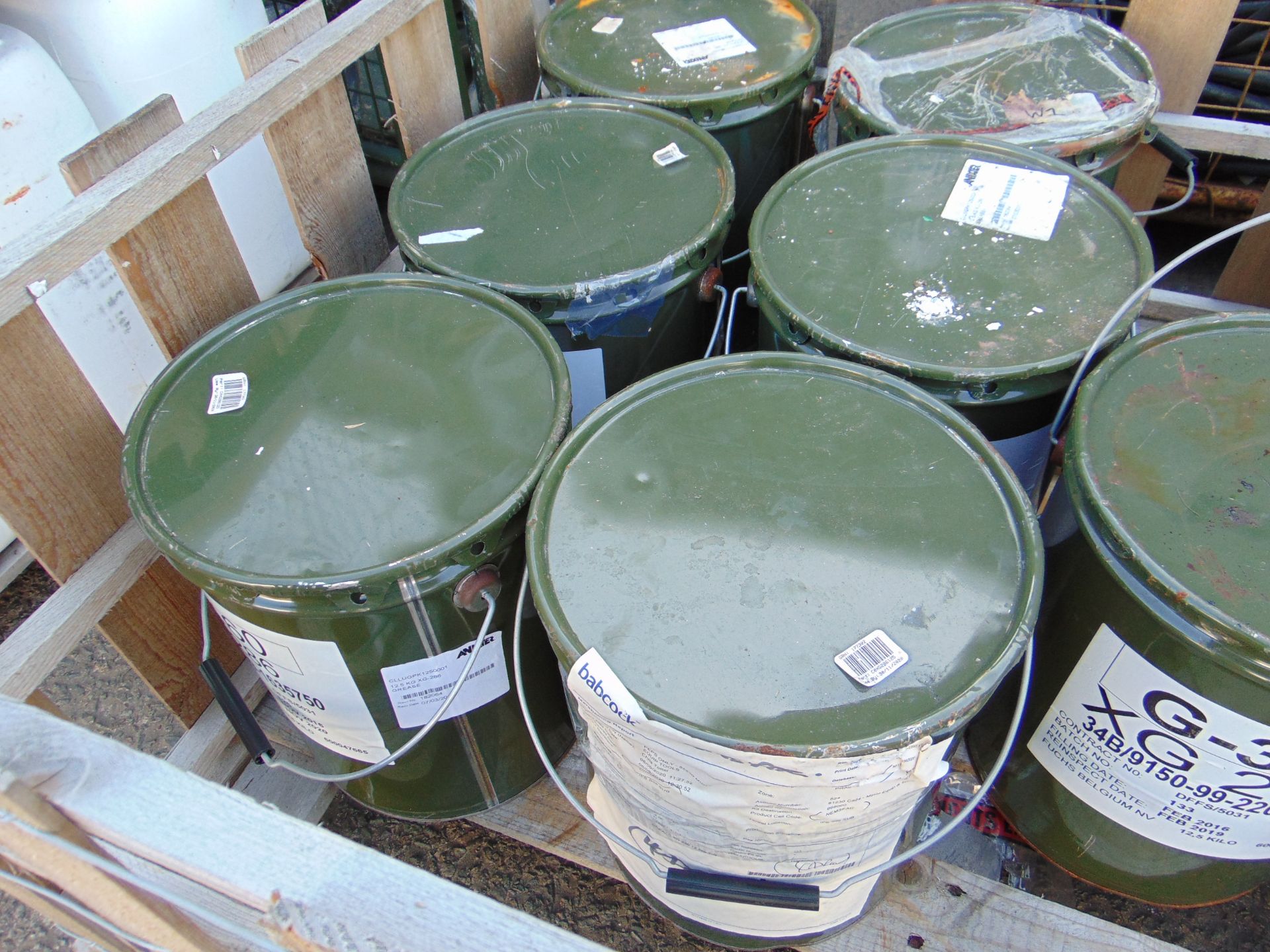 6x 12.5Kg Drums of XG-286 High Quality Grease suitable for Marine applications sea water resistant