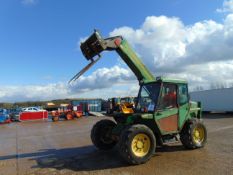 John Deere 2 Tonne 4x4 Telehandler with Hydraulic Quick Hitch and Forks