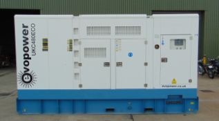 Unused Test Hours ONLY 2020 Evopower UKC480ECO 480kVA 3-Phase Cummins Powered Diesel Generator