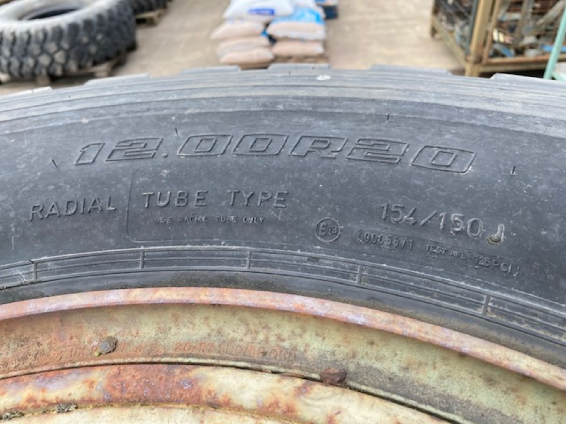 Qty 4 x Goodyear 12.00R20 G388 Unisteel tyres, unused still with bobbles - Image 8 of 10