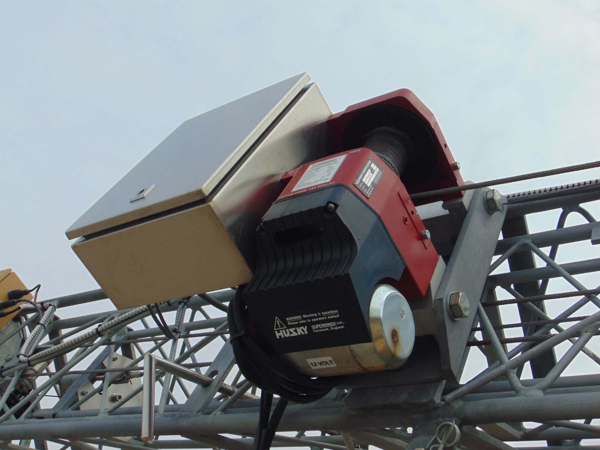 Ex Reserve Sesanti Mobile Surveillance/Communications Tower 21m High Mounted on Single Axle Trailer - Image 11 of 43