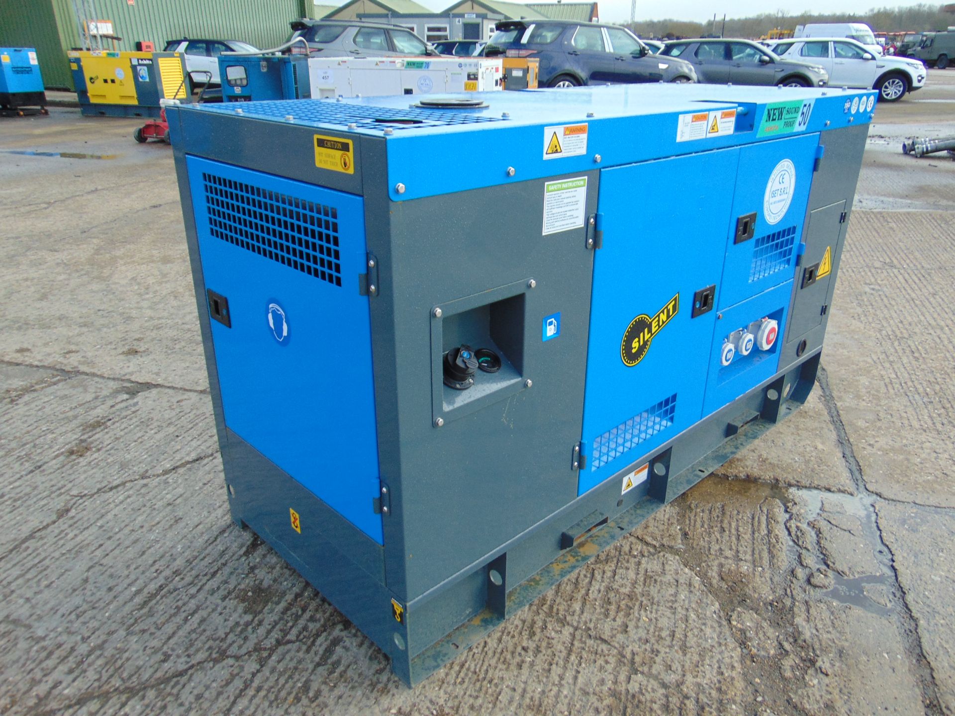 2021 UNISSUED 50 KVA 3 Phase Silent Diesel Generator Set - Image 2 of 18