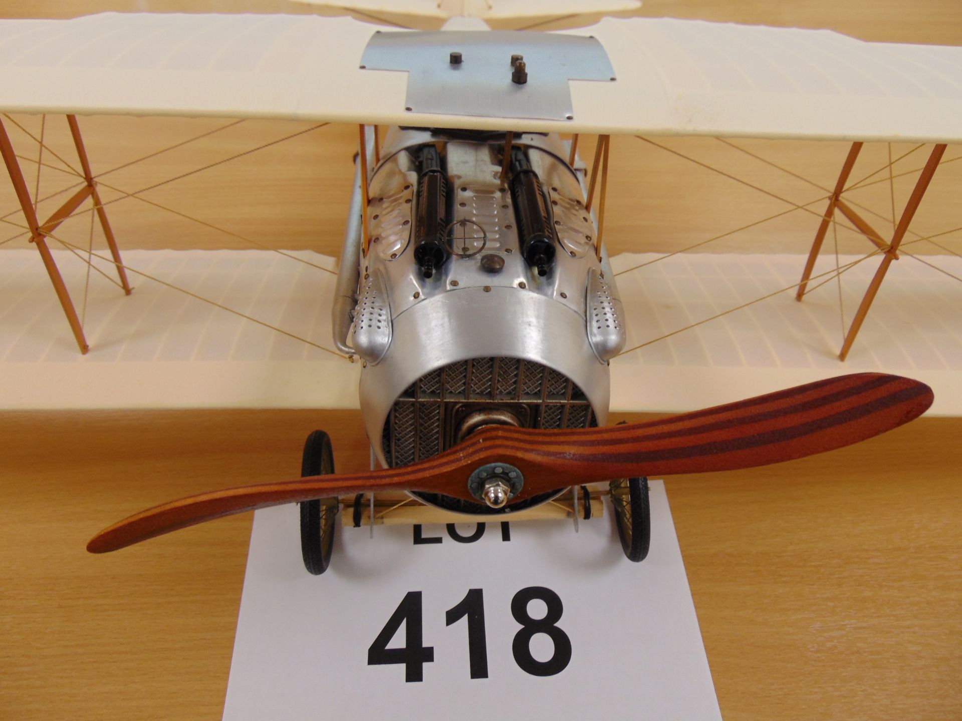 Amazing Scale Model of a SPAD WW 1 Fighter made by Authentic Models Highly Detailed - Image 2 of 9
