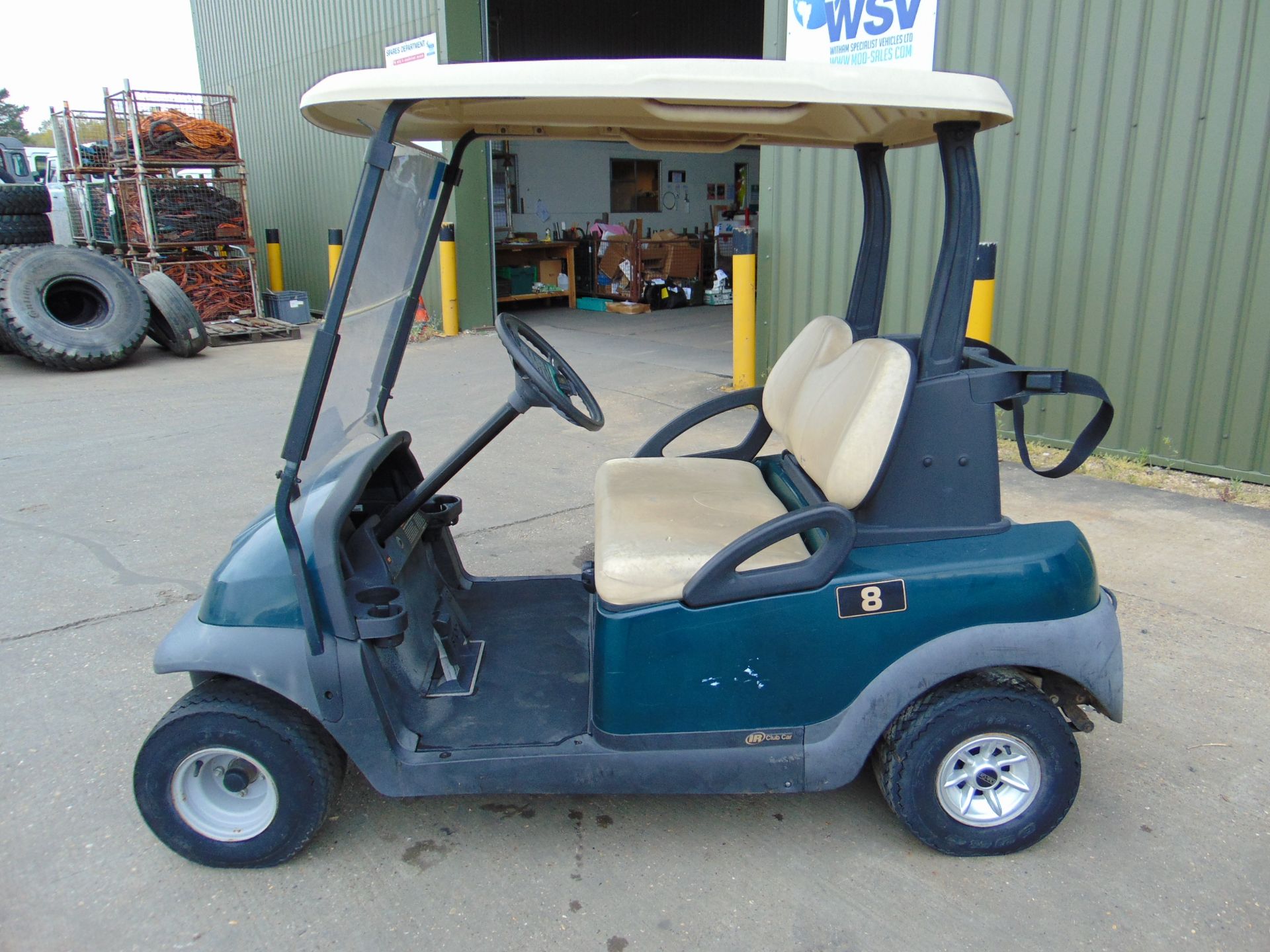 Club Car 2 Seat Electric Golf Buggy C/W Battery Charger - Image 5 of 13