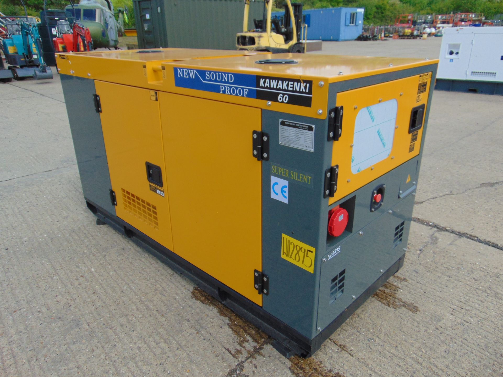 2022 UNISSUED 60 KVA 3 Phase Silent Diesel Generator Set - Image 7 of 18