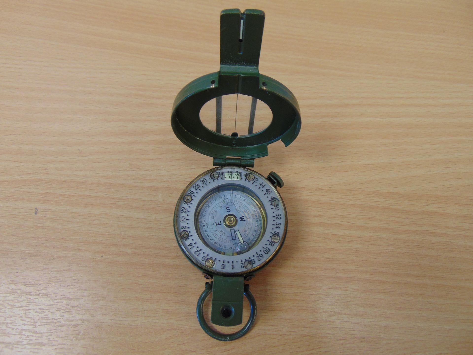 Stanley London British Army Issue Brass Compass in Mils Nato Marks. - Image 2 of 3