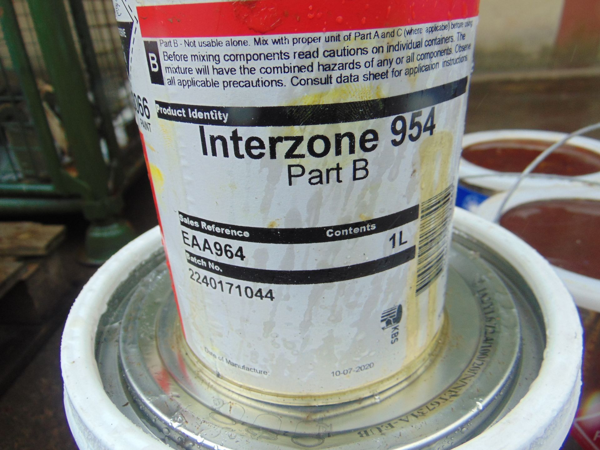 3x 4.6 Litre Drums of Simco 2 Part Epoxy Polyamide Based Paint Primer Green & 1x Interzone 954 - Image 5 of 5