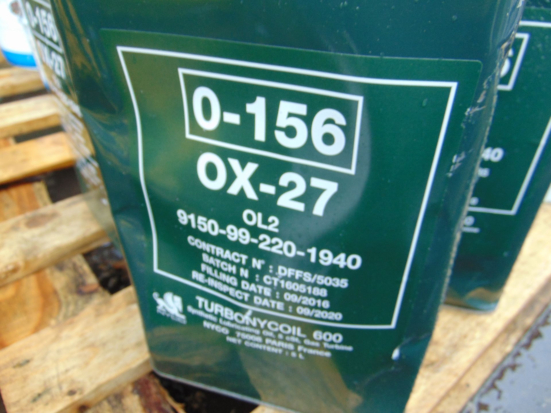 4x 5 Litre Drums of OX-27 General Purpose Synthetic Oil with Additives - Image 2 of 2