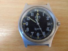 Rare CWC 0555 Marines / Navy issue Service Watch with Date Adjust - Nato Marks 1994