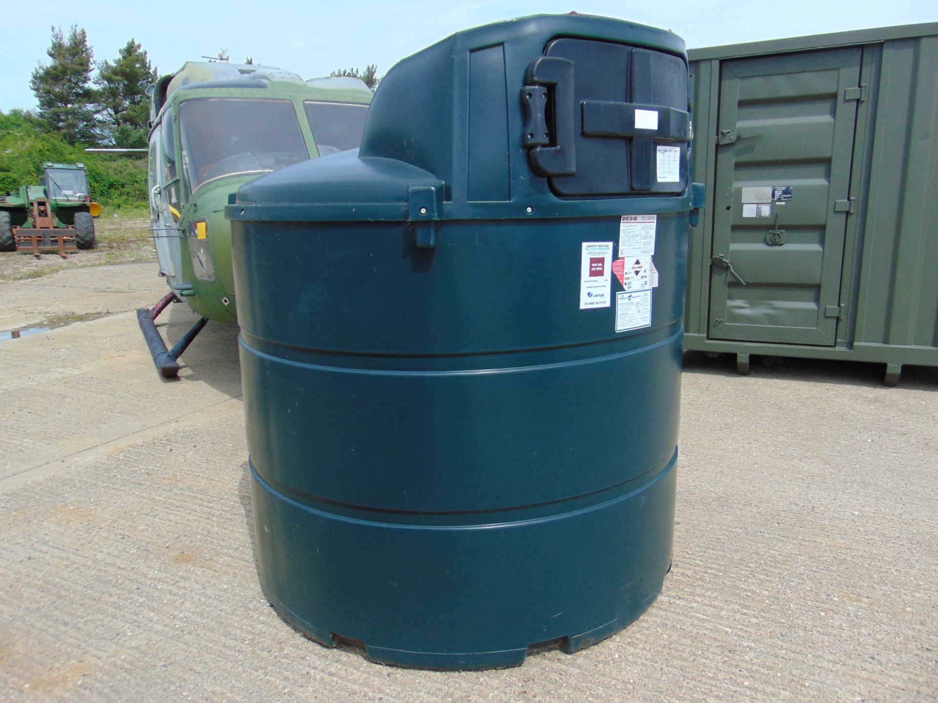 Deso V2350DD 2350 Litre Bunded Diesel Dispensing Tank C/W Delivery Hose, Pump etc - Image 2 of 12