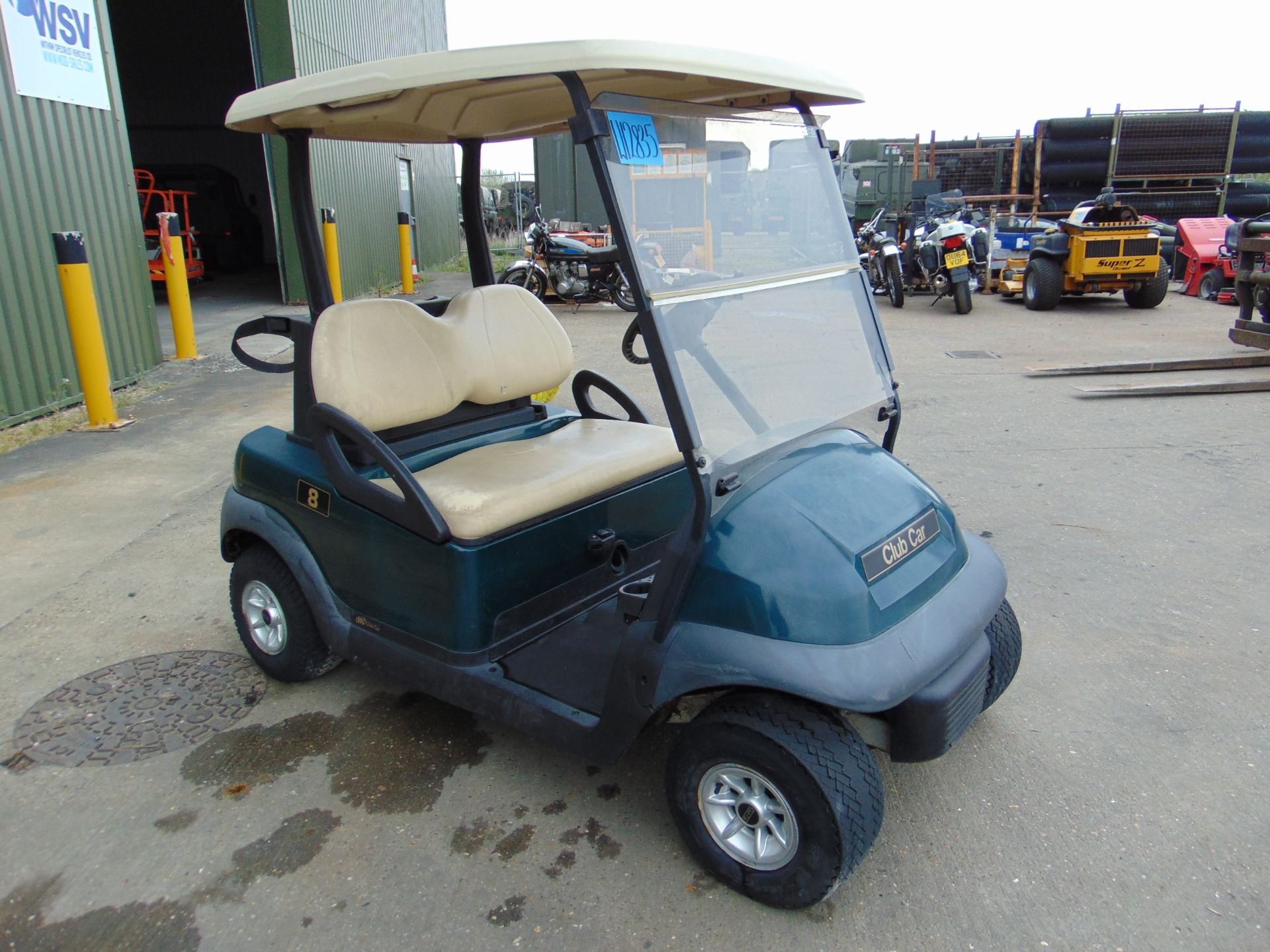 Club Car 2 Seat Electric Golf Buggy C/W Battery Charger - Image 3 of 13