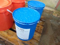 2x 12.5Kg Litre Drums of XG-293 Synthetic Based High Temperature Range Grease