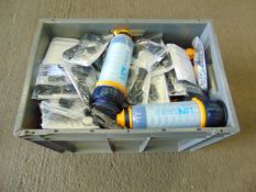 24 x Unissued Lifesaver 400UF ultra filtration water bottles, with storage box