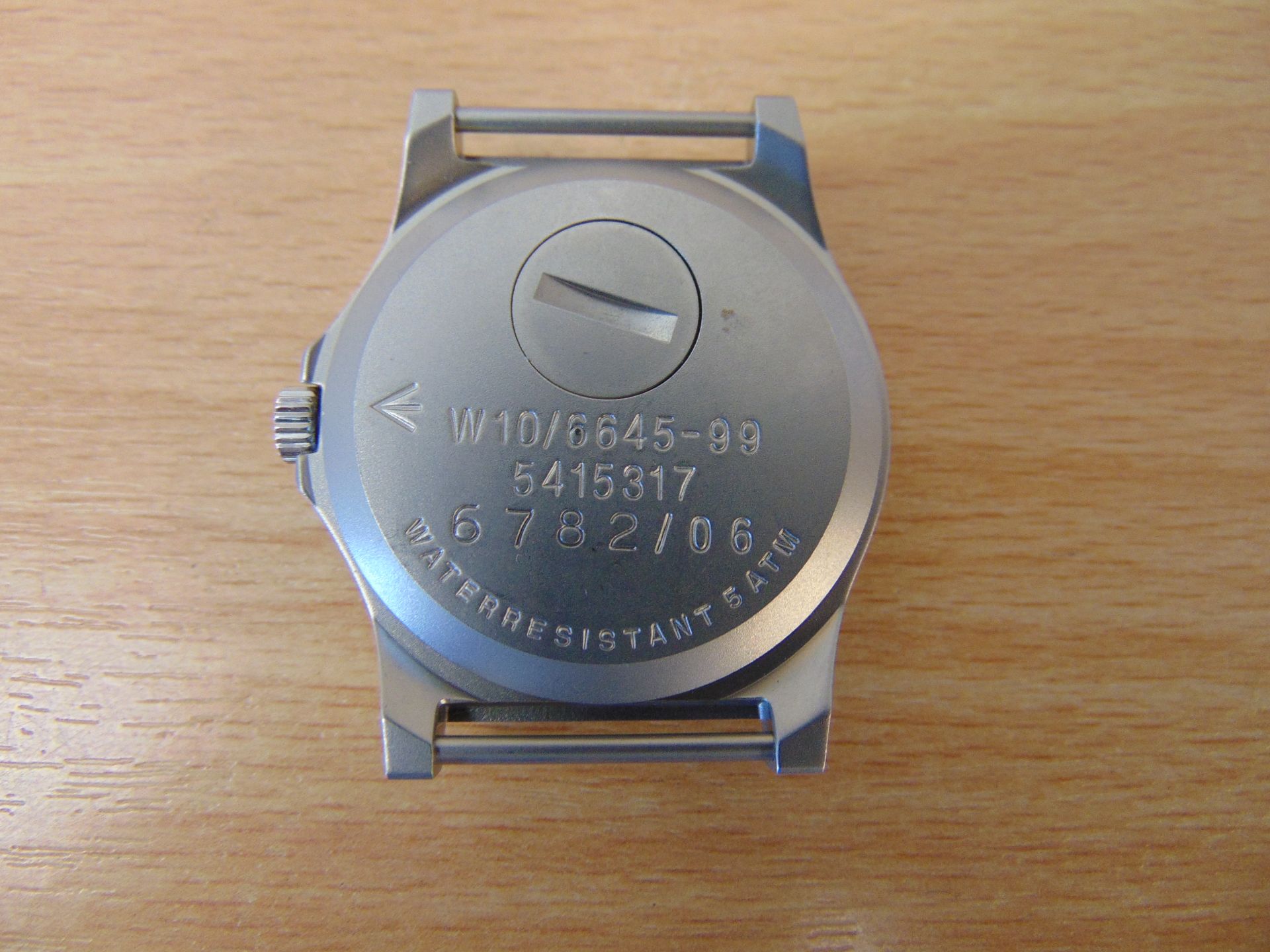 New and Unissued CWC W10 British Army Service Watch Water Resistant to 5ATM - Nato Marks Date 2006 - Image 2 of 3