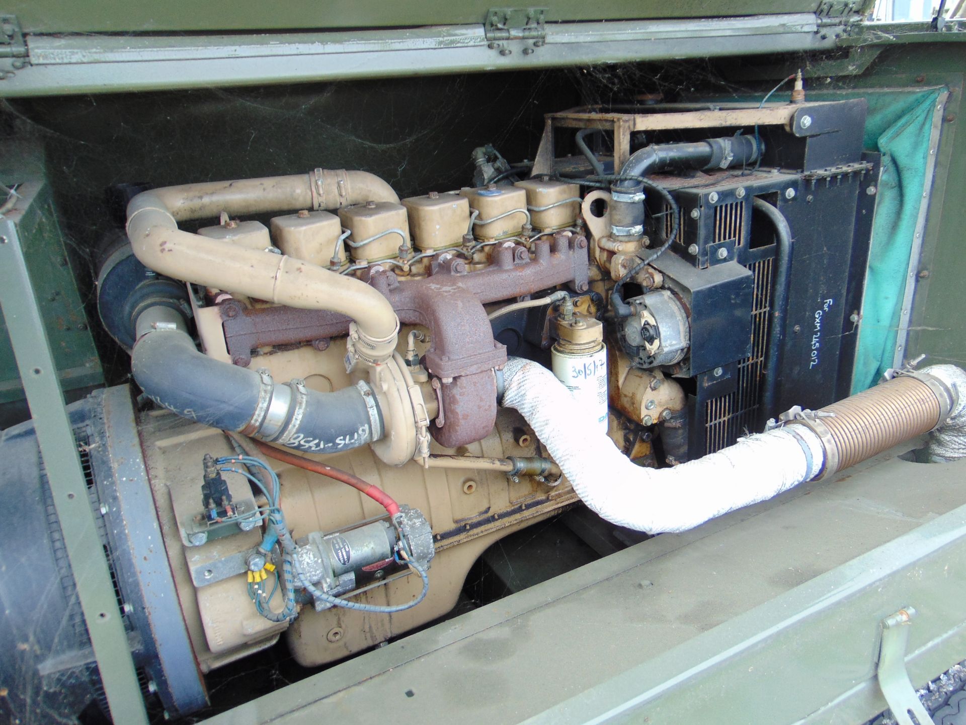 90 KVA 72 KW Diesel GPU Generator. fitted Cummins 6 cly Diesel 2172 hrs From RAF - Image 15 of 18