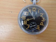V Rare 0552 Waltham R Navy Issue nine Jewel Deck watch Nato Marked