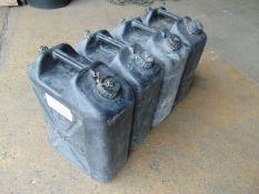4 x Standard Nato 5 gall Water Jerry Cans as shown