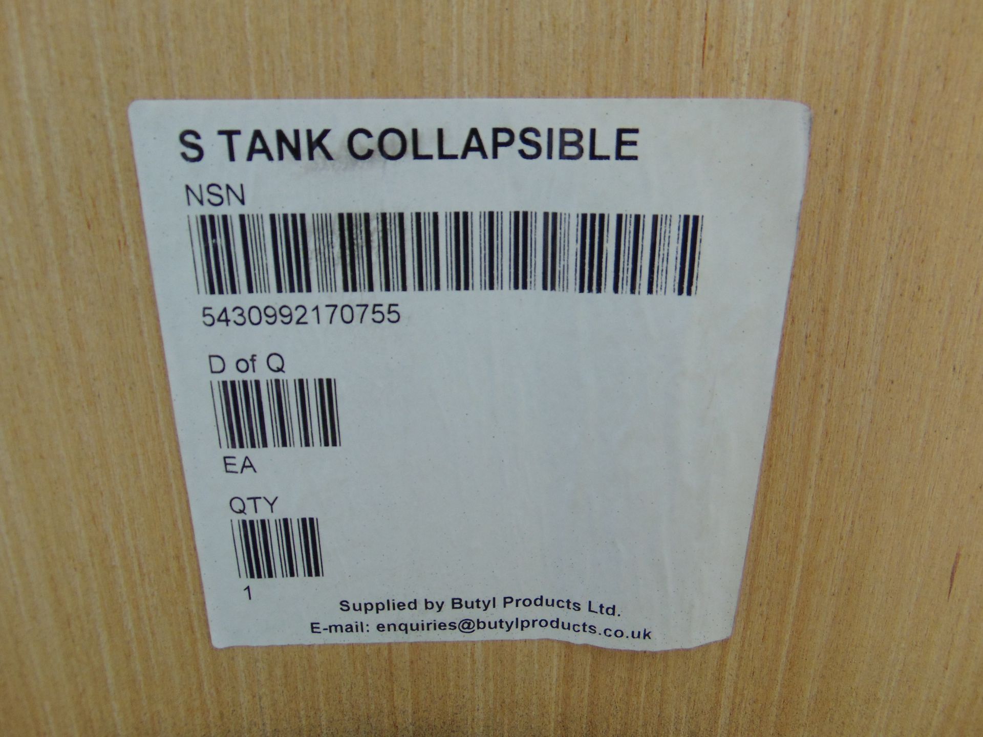 ** Unissued Brand New ** Butyl 12,000 Litre Flexible Bladder Tank Complete Kit - Image 14 of 14