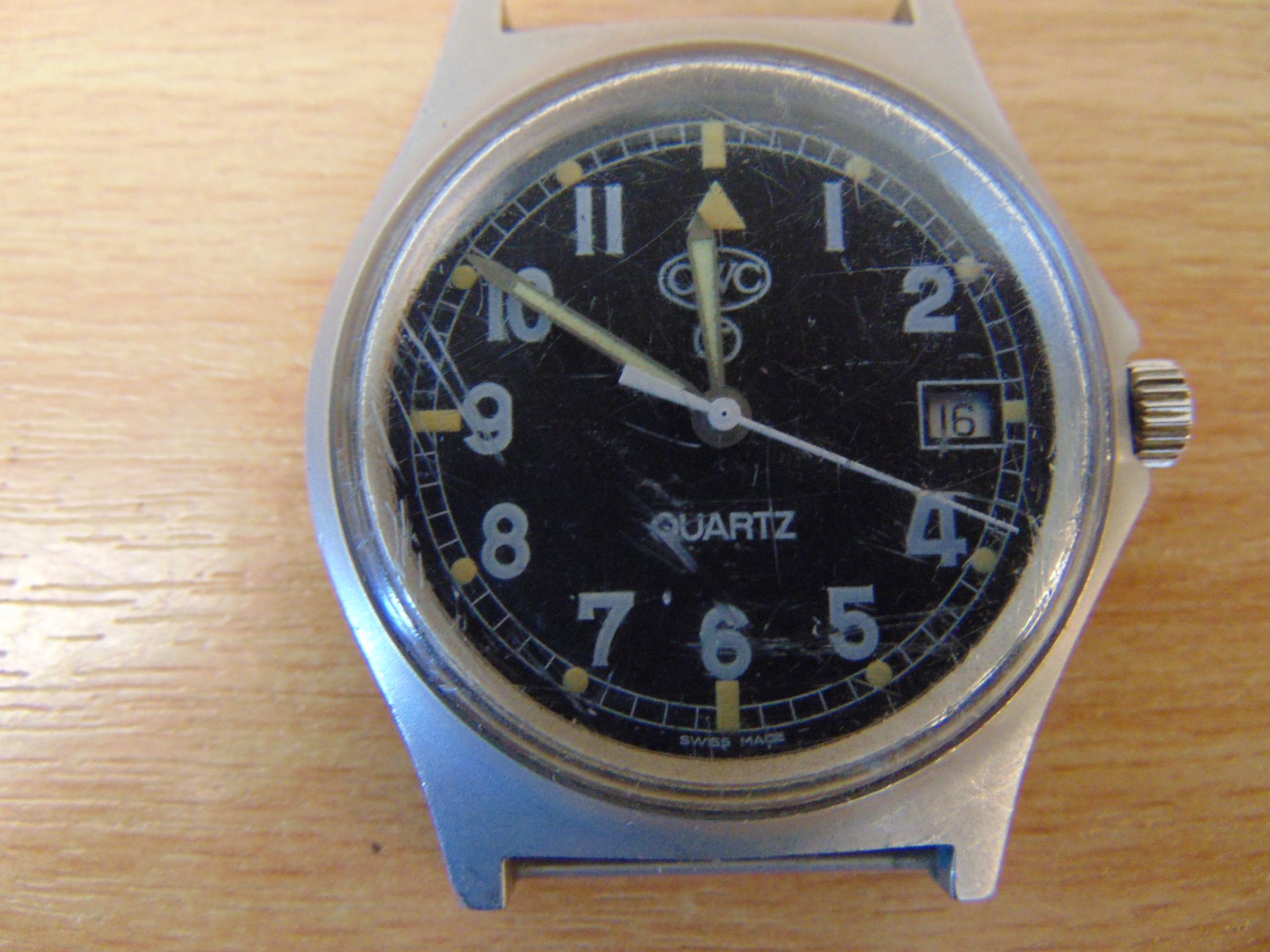 Rare CWC 0555 Marines / Navy issue Service Watch with Date Adjust - Nato Marks 1994 - Image 2 of 4