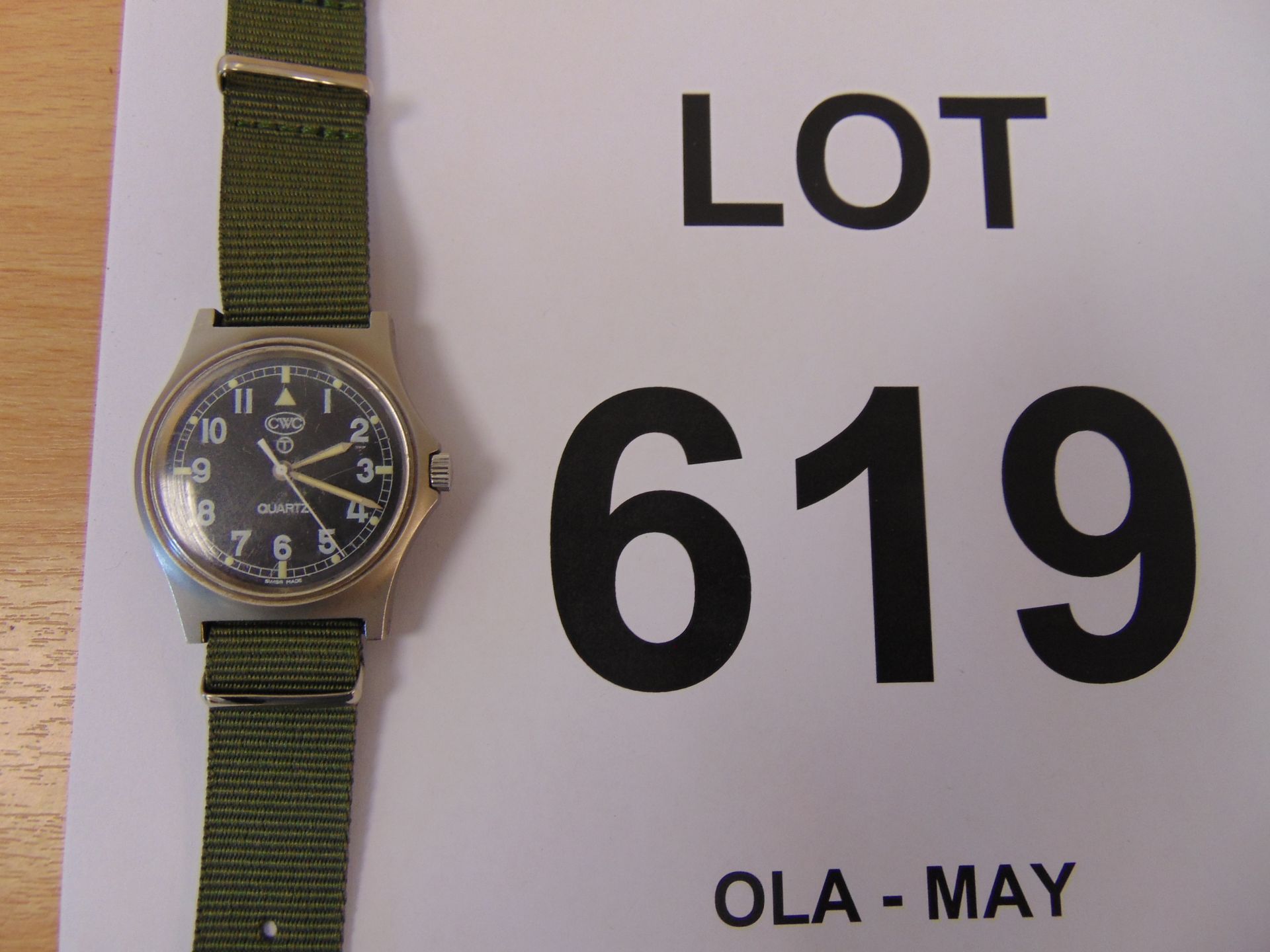 CWC W10 Service Watch Nato Marks Date 1994, New Battery / Strap - Image 3 of 3