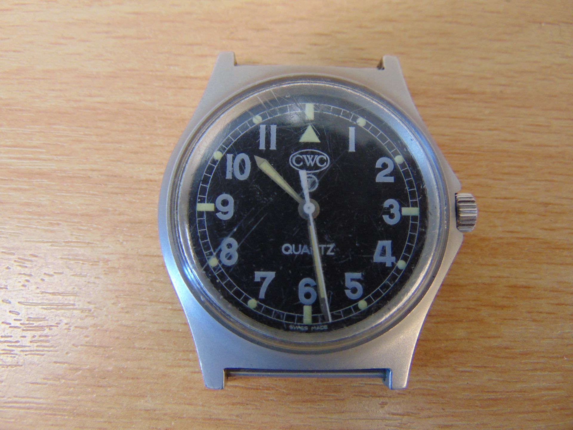 CWC W10 British Army Service Watch Nato Marks, Date 1991 GULF WAR 1, New Battery / Strap